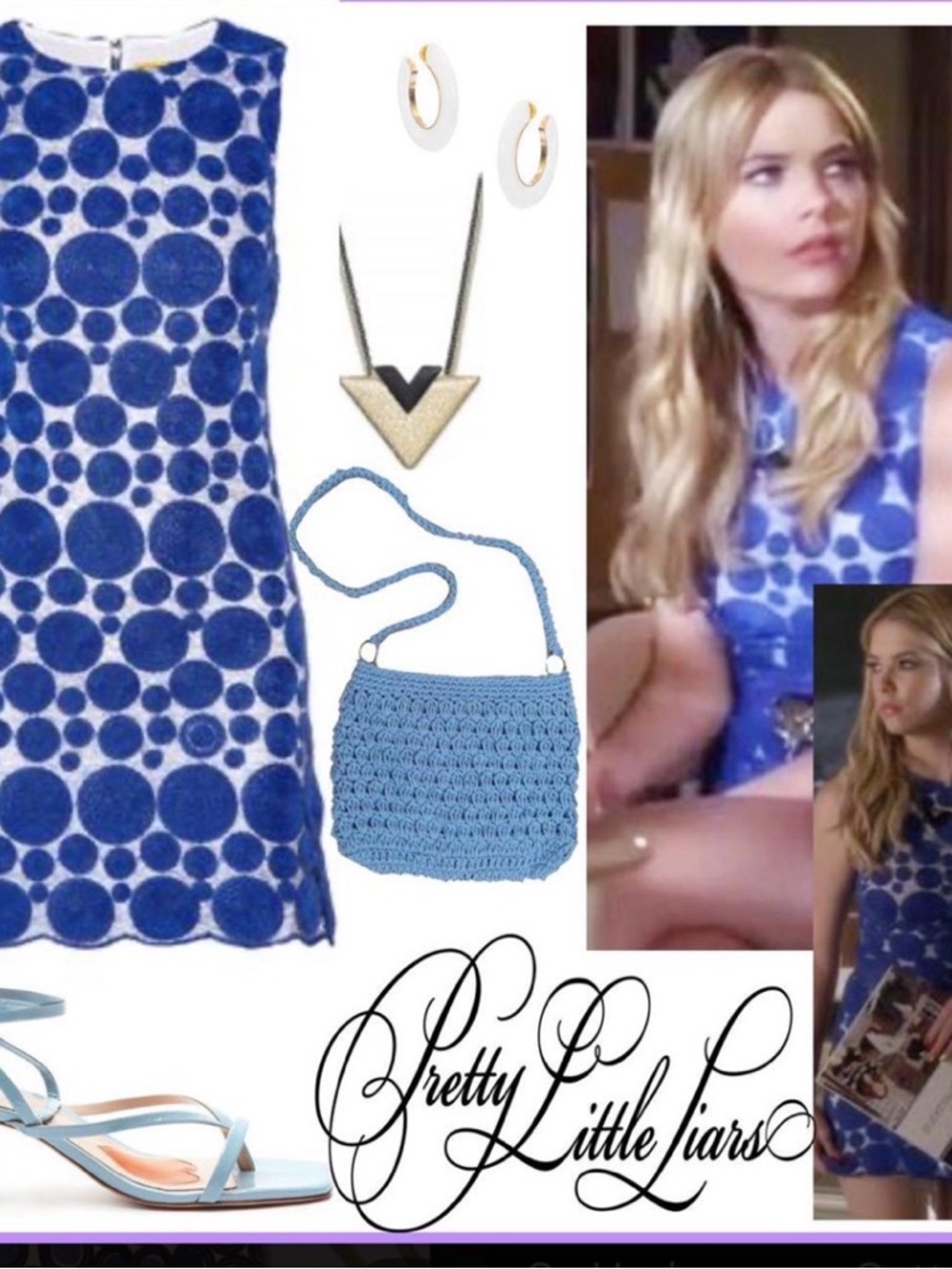 Alice + Olivia Cobalt Blue Sleeveless Circle Lace Sheath Dress Silk Lined - Picture 2 of 14